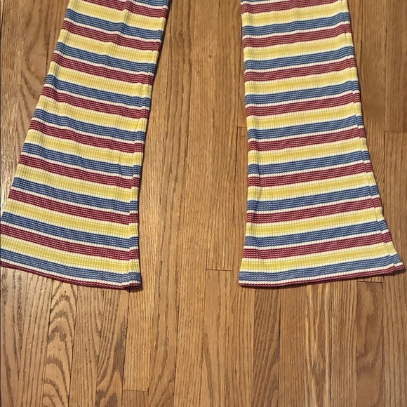 Zara Colorful Striped Flare Pants - Picture 4 of 9